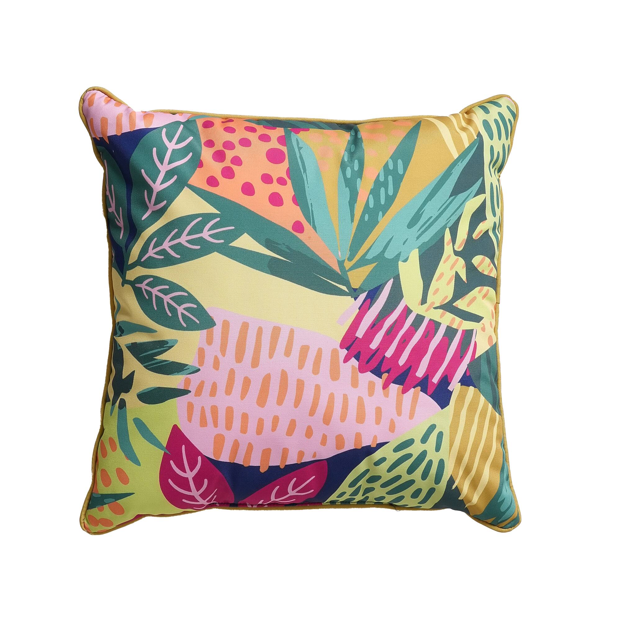 18" Abstract Foliage Outdoor Pillow by Ashland®